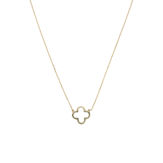 Gold Trevol Necklace