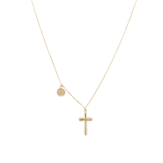 Cross & Angel Necklace