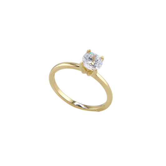 Zirconia Engagement Ring