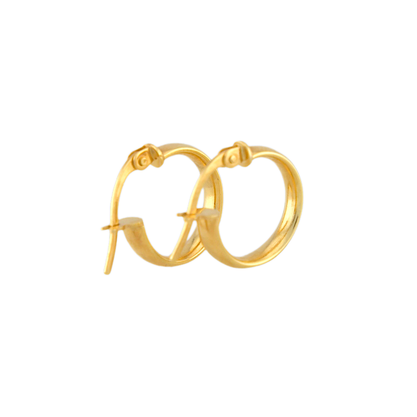 Zirconia Hoops Earrings