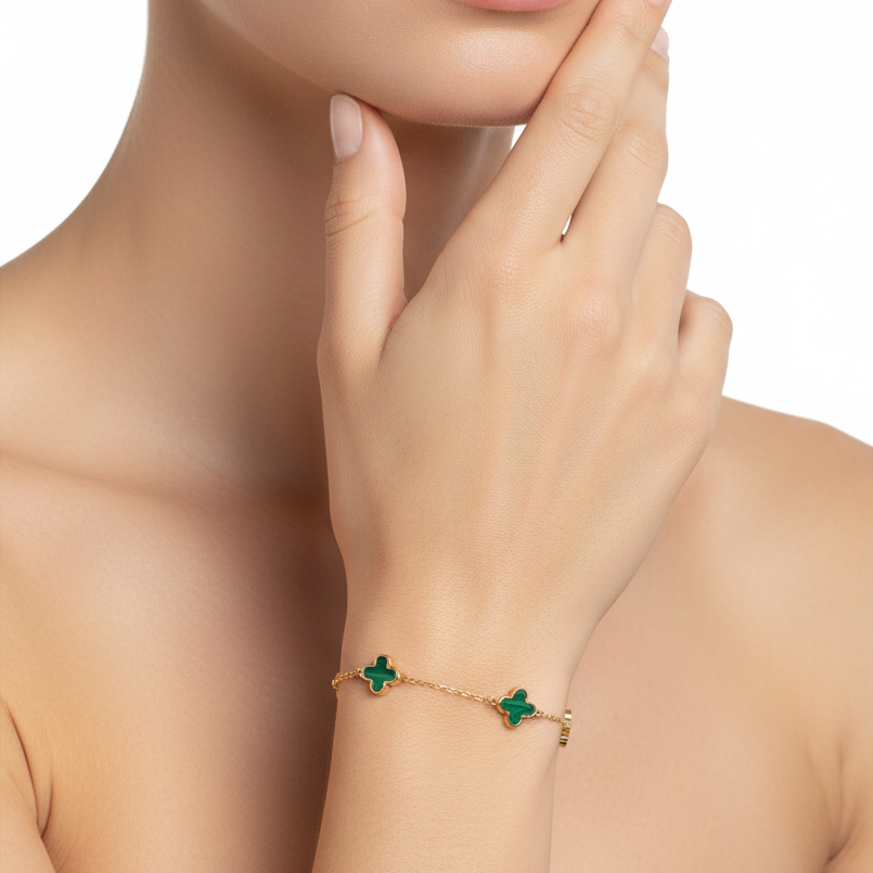 Green Trevol Bracelet