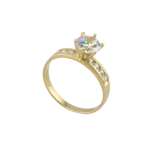 Zirconia Engagement Ring