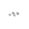 White Gold Points Of Light Earrings