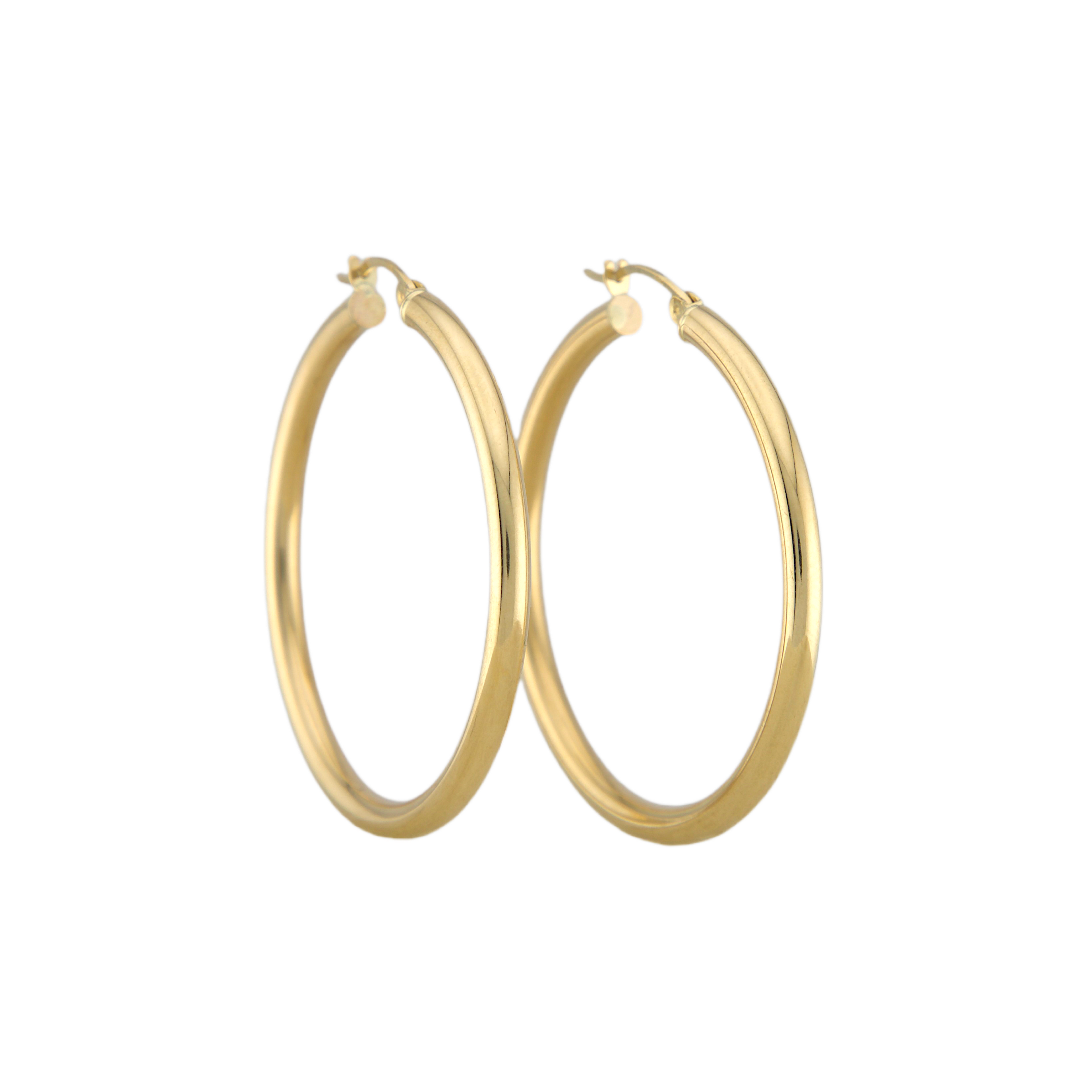 Plain Hoops Earrings