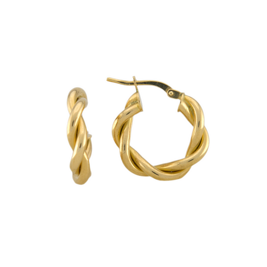 Twisted Hoops Earrings