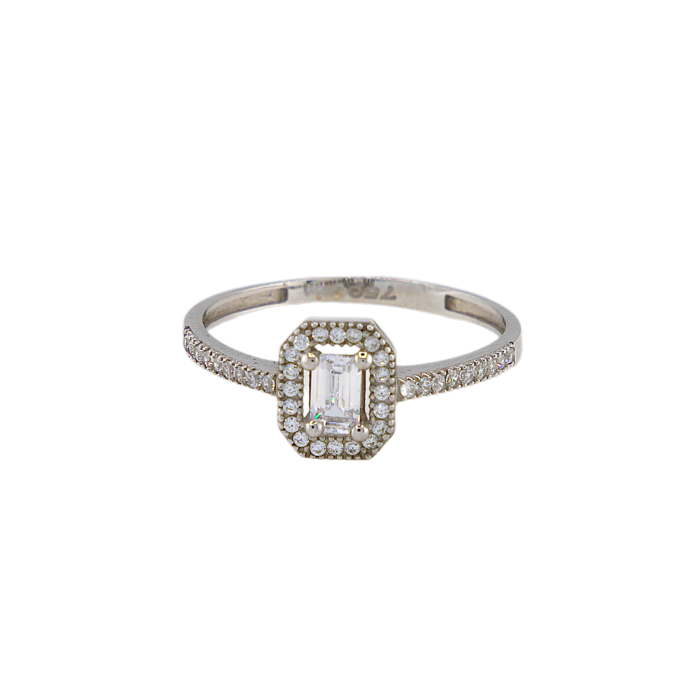 Zirconia Engagement Ring