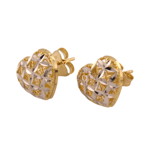 Heart Stud Earrings
