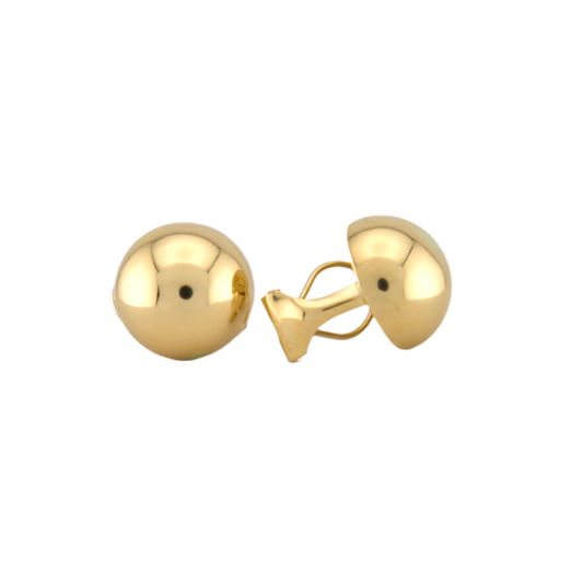 Half Globe Stud Earrings