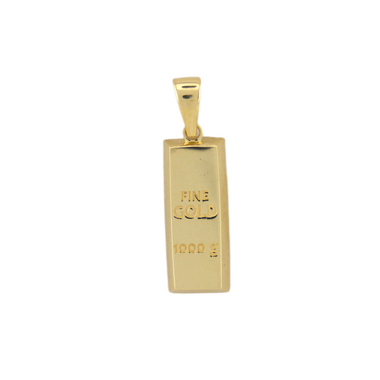 Gold Lingot Pendant