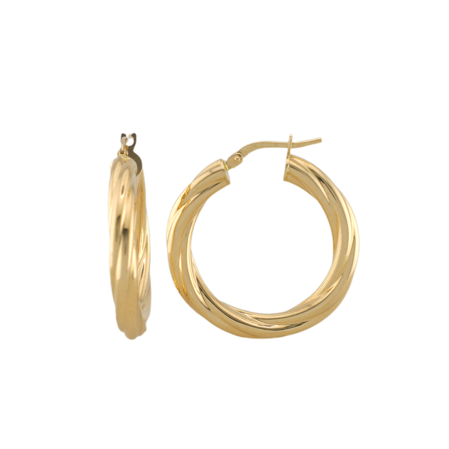 Twisted Hoops Earrings