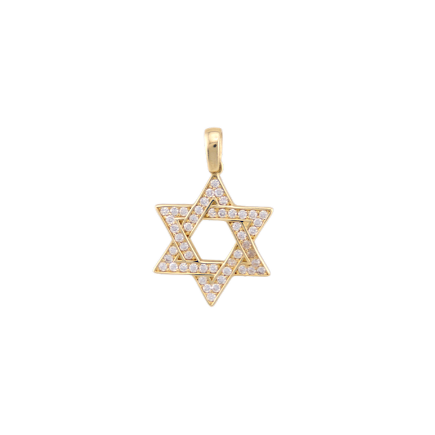 Zirconia David's Star Pendant