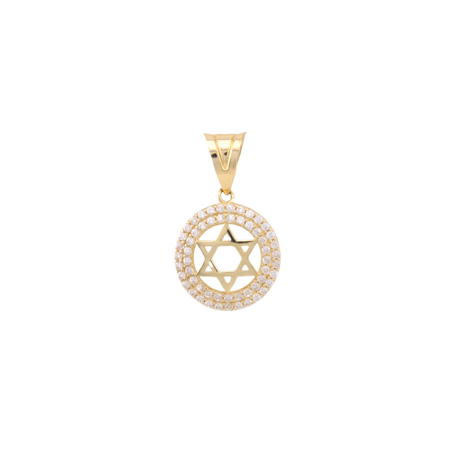 Zirconia David's Star Pendant