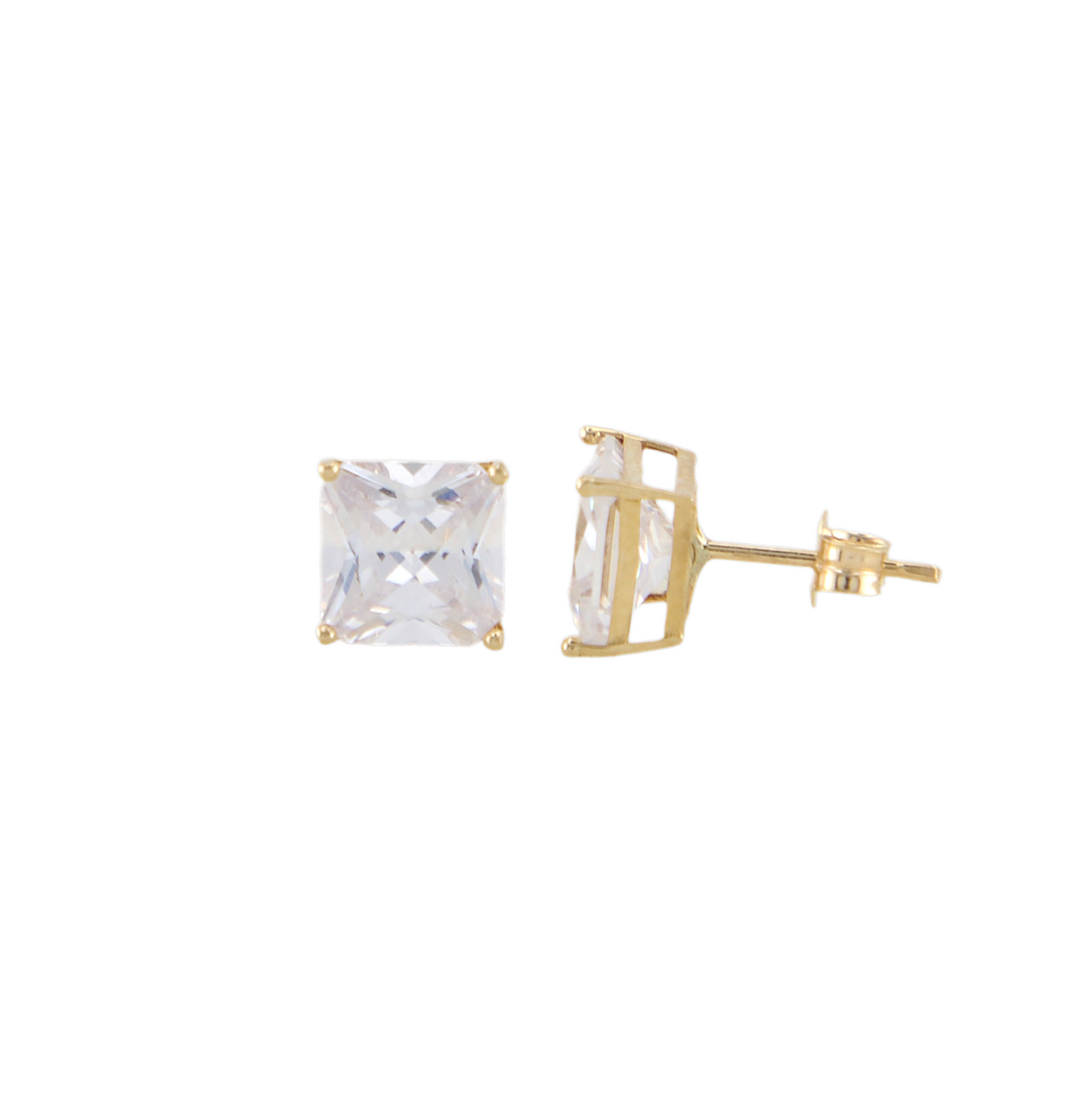 Square Men Stud Earrings