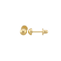 Ball Of Gold Stud Earrings