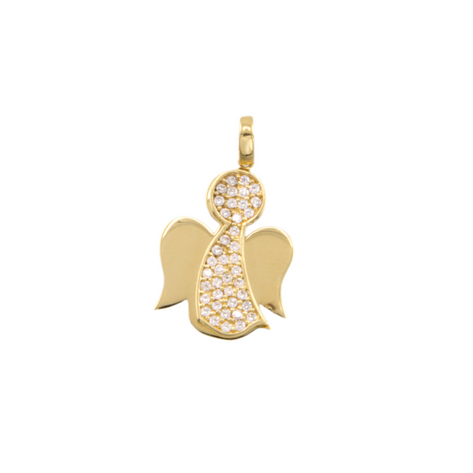 Zirconia Angel Pendant