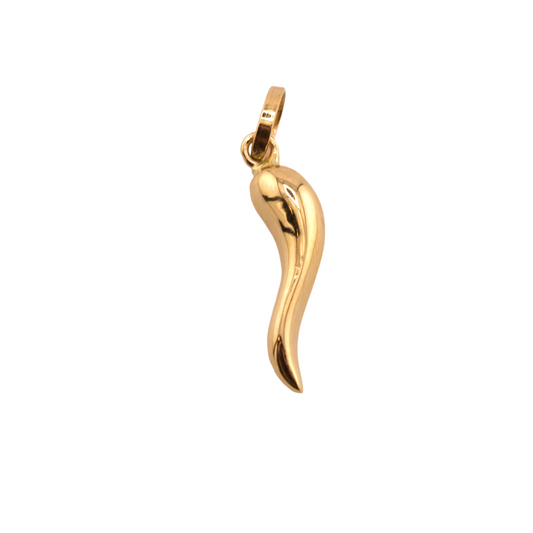 Gold Horn Pendant