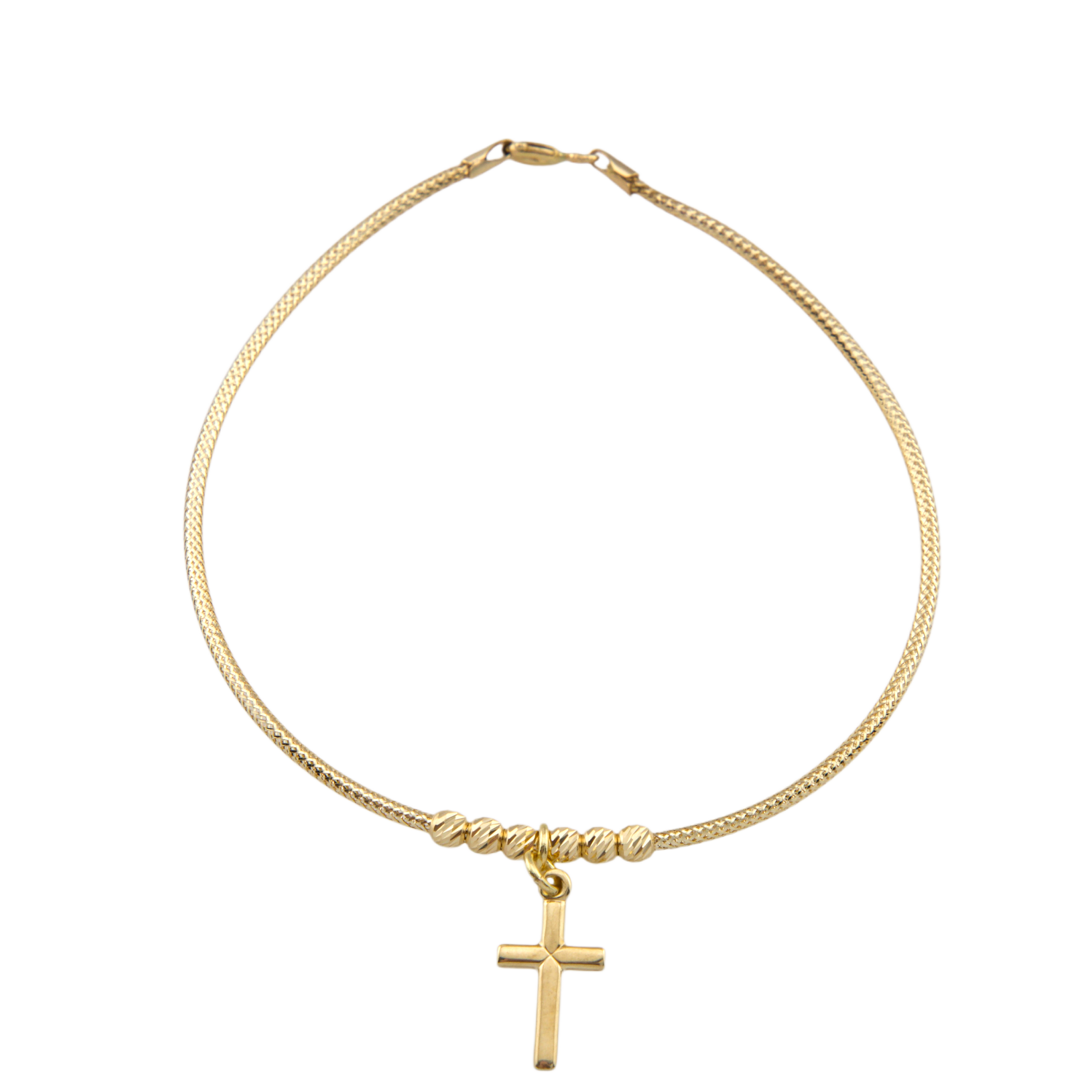 Flex Link Cross  Bracelet