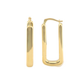 Ultra Fancy Box Hoops Earrings