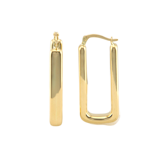 Ultra Fancy Box Hoops Earrings