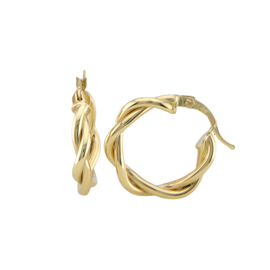 Twisted Hoops Earrings