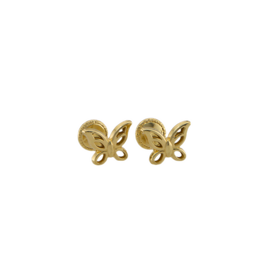 fancy Butterfly Stud Earrings