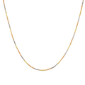 Three Colors Diamond Cut Balls Necklace