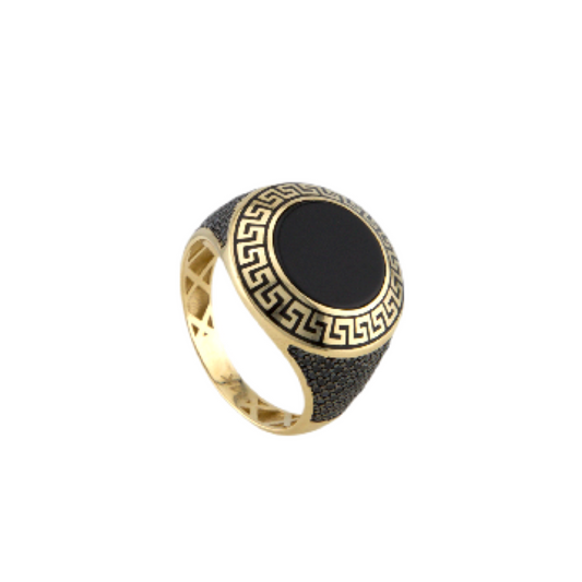 Black Zirconia Men Ring