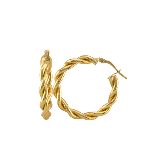 Twisted Hoops Earrings