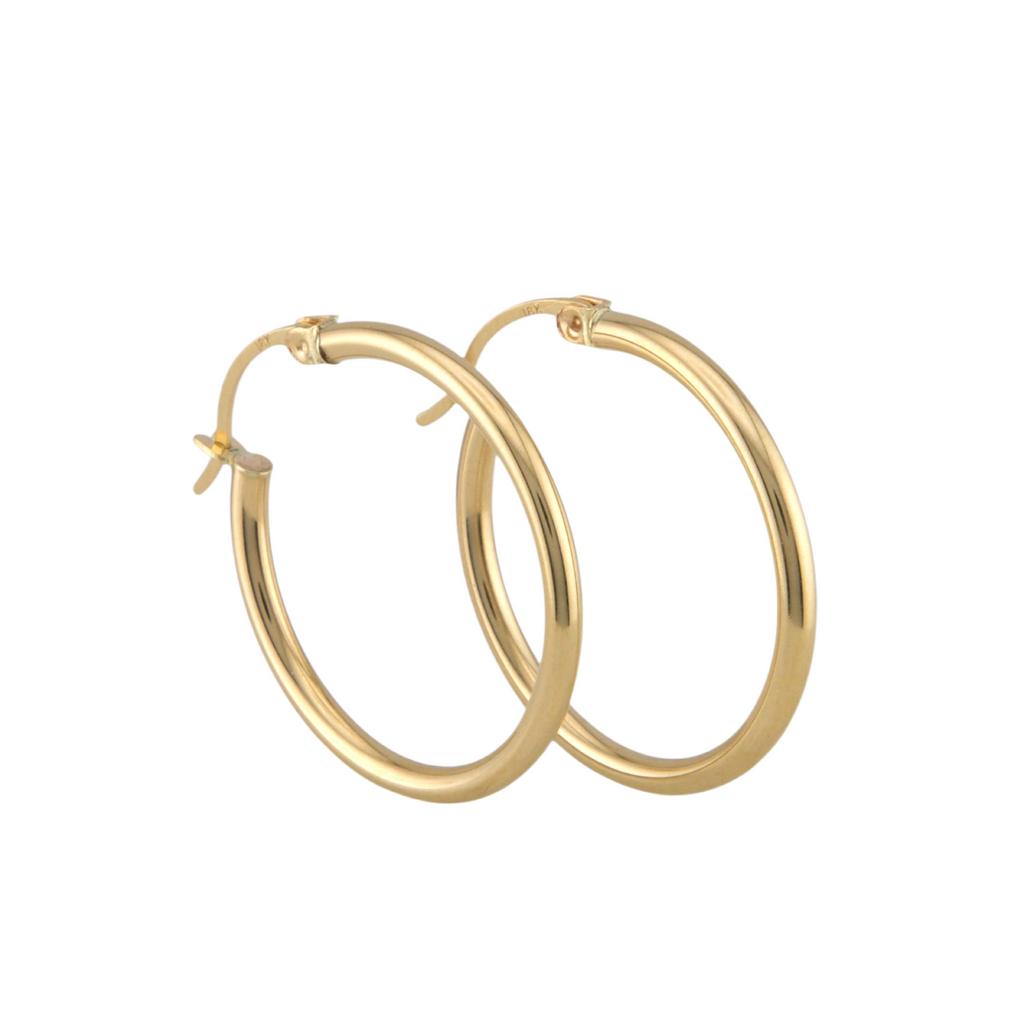 Plain Hoops Earrings