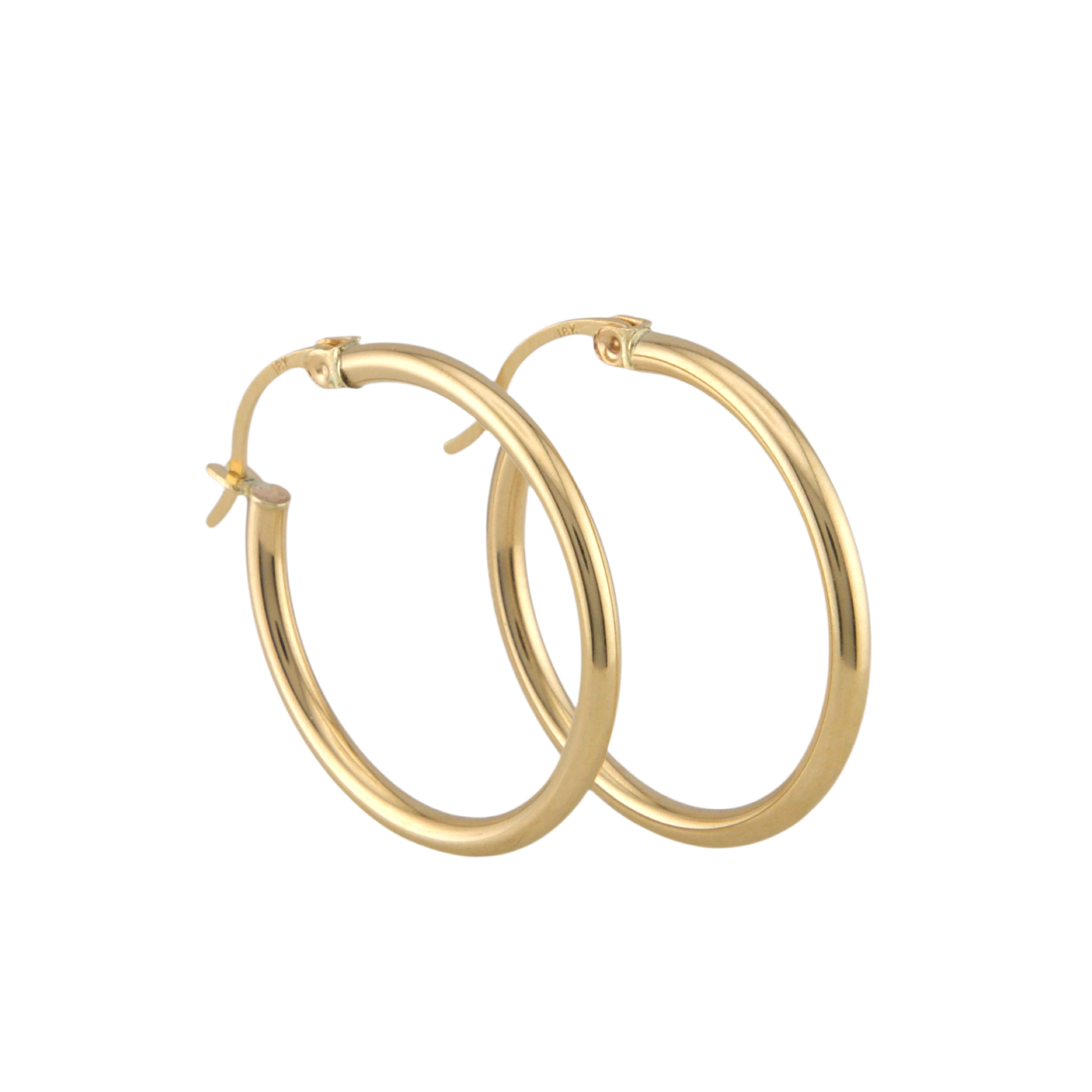 Plain Hoops Earrings