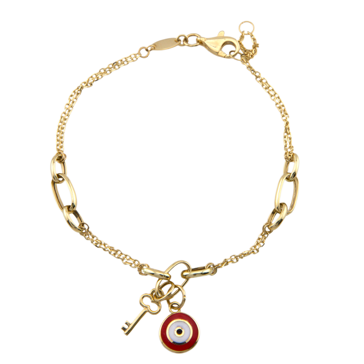 Fancy Red Eye Bracelet
