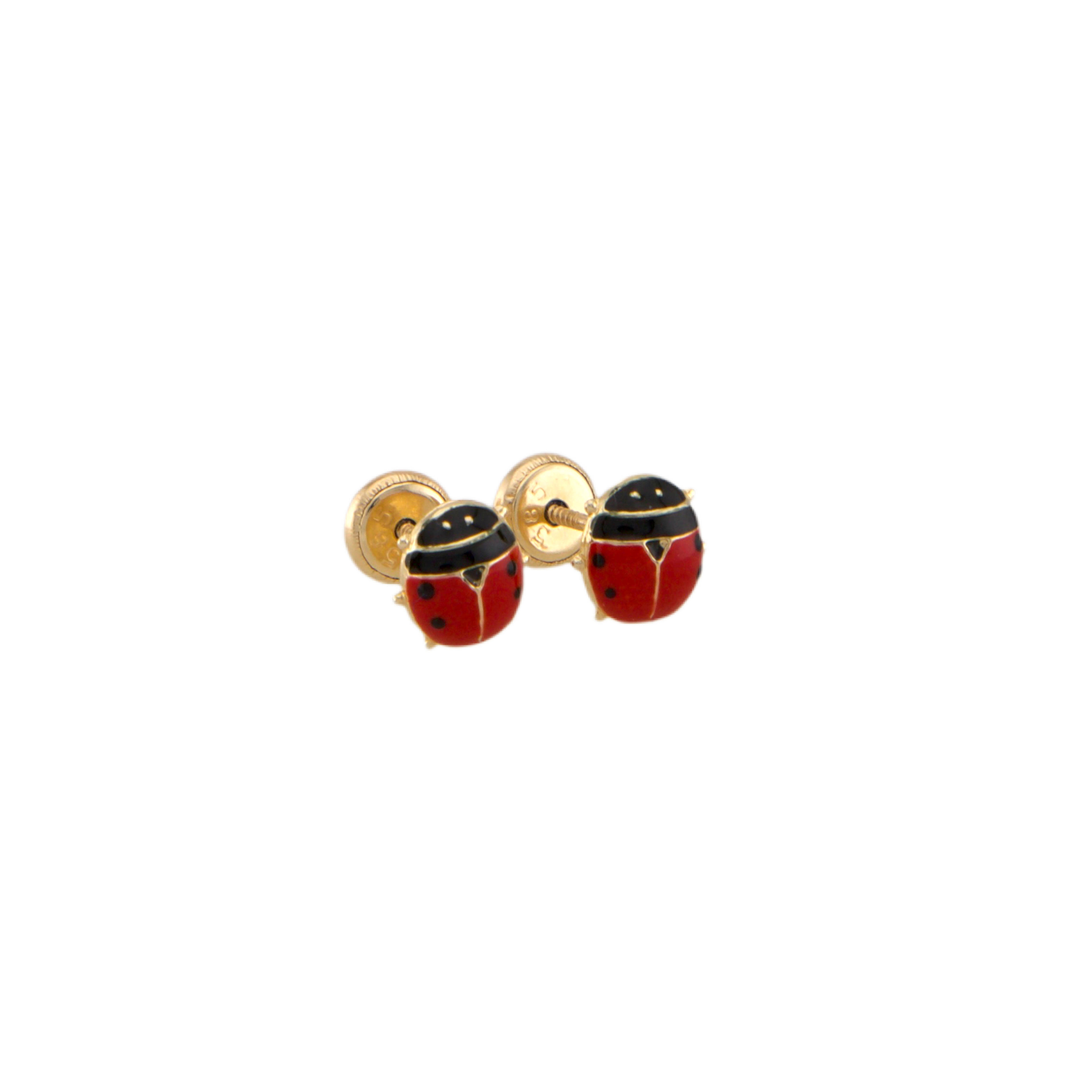 Ladybug Stud Earrings