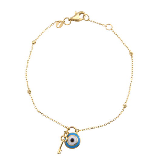 Baby Blue Eye Bracelet