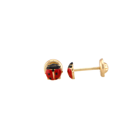 Small Ladybug Stud Earrings