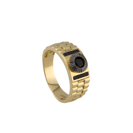 Black Zirconia Men Ring