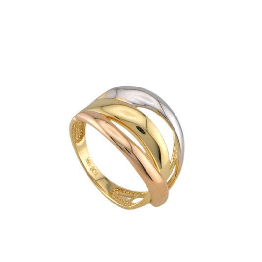 Three Colors Fancy Ring