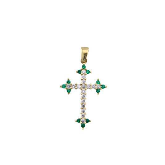 Zirconia Cross Pendant
