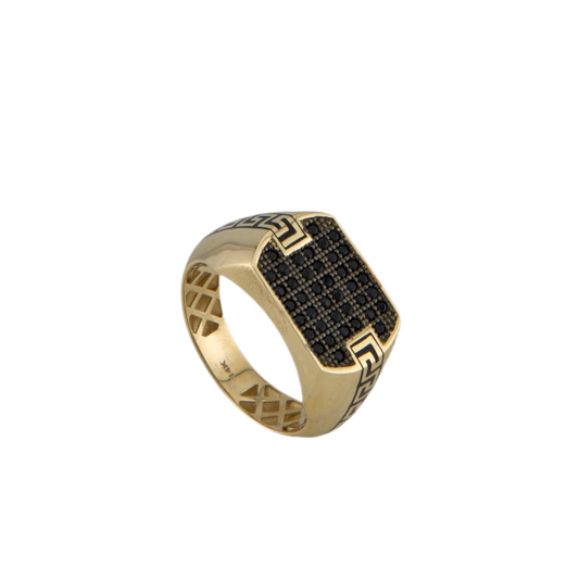 Black Zirconia Ring