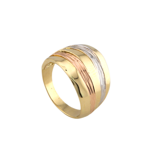 Three Colors Fancy Ring