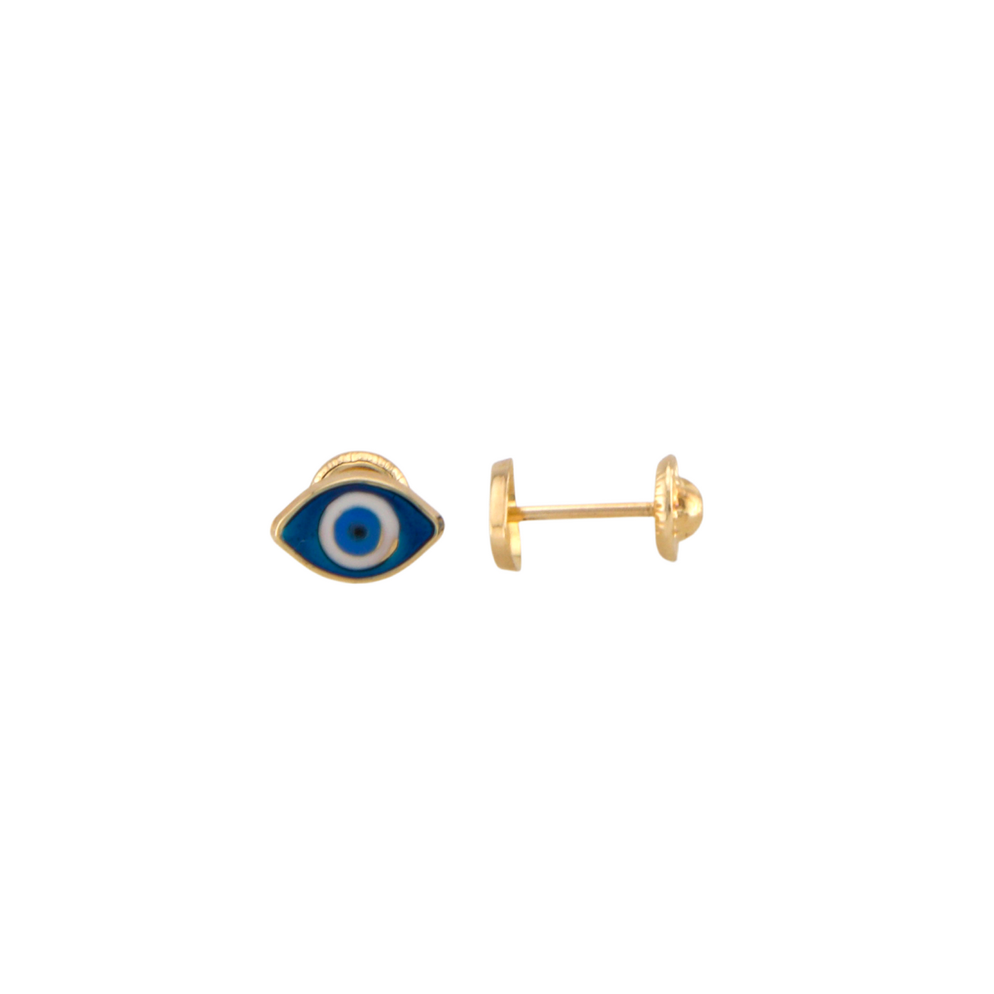 Blue Eye Stud Earrings