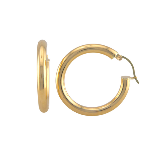 Plain Hoops Earrings