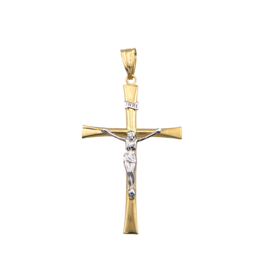 Bicolor Cross Pendant