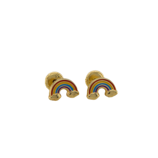 Rainbow Stud Earrings