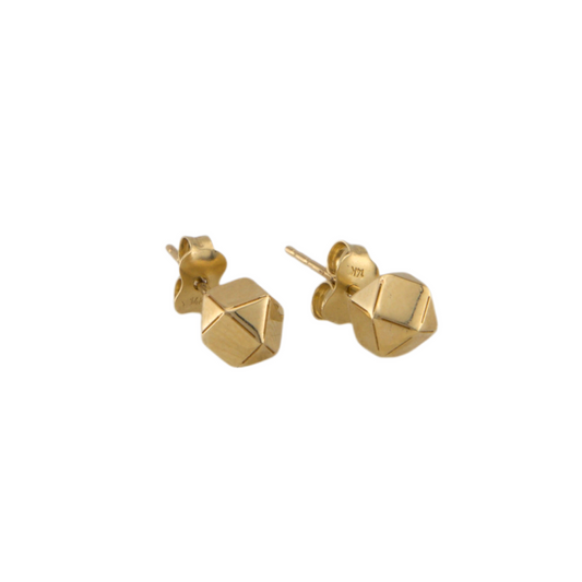 Hexagonal Stud Earrings