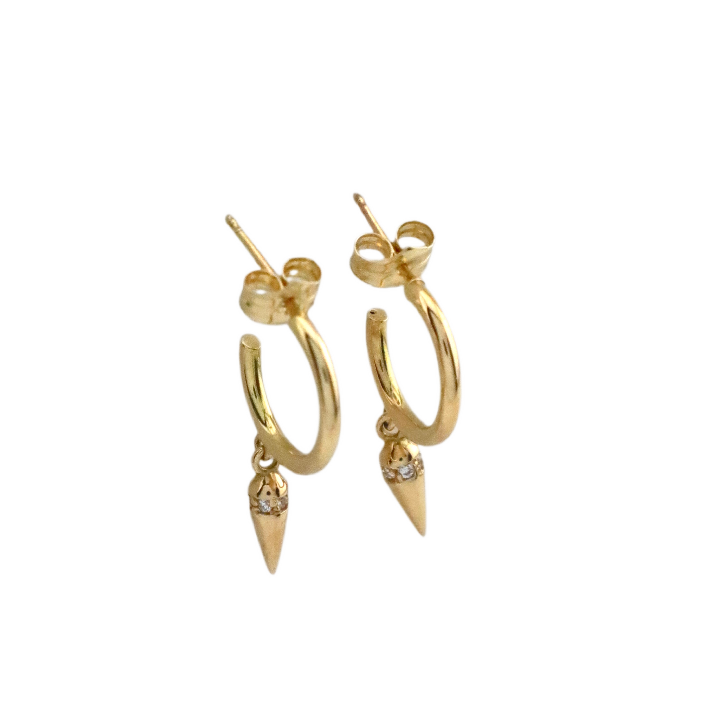 Cross Huggies Earrings