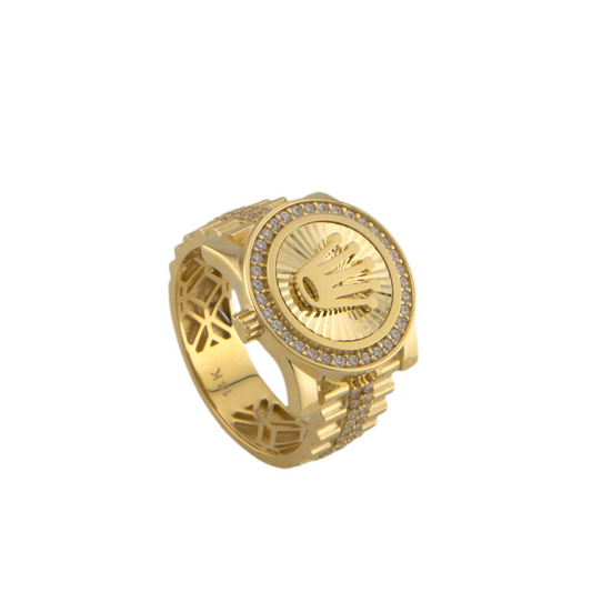 Zirconia Crown Men Ring