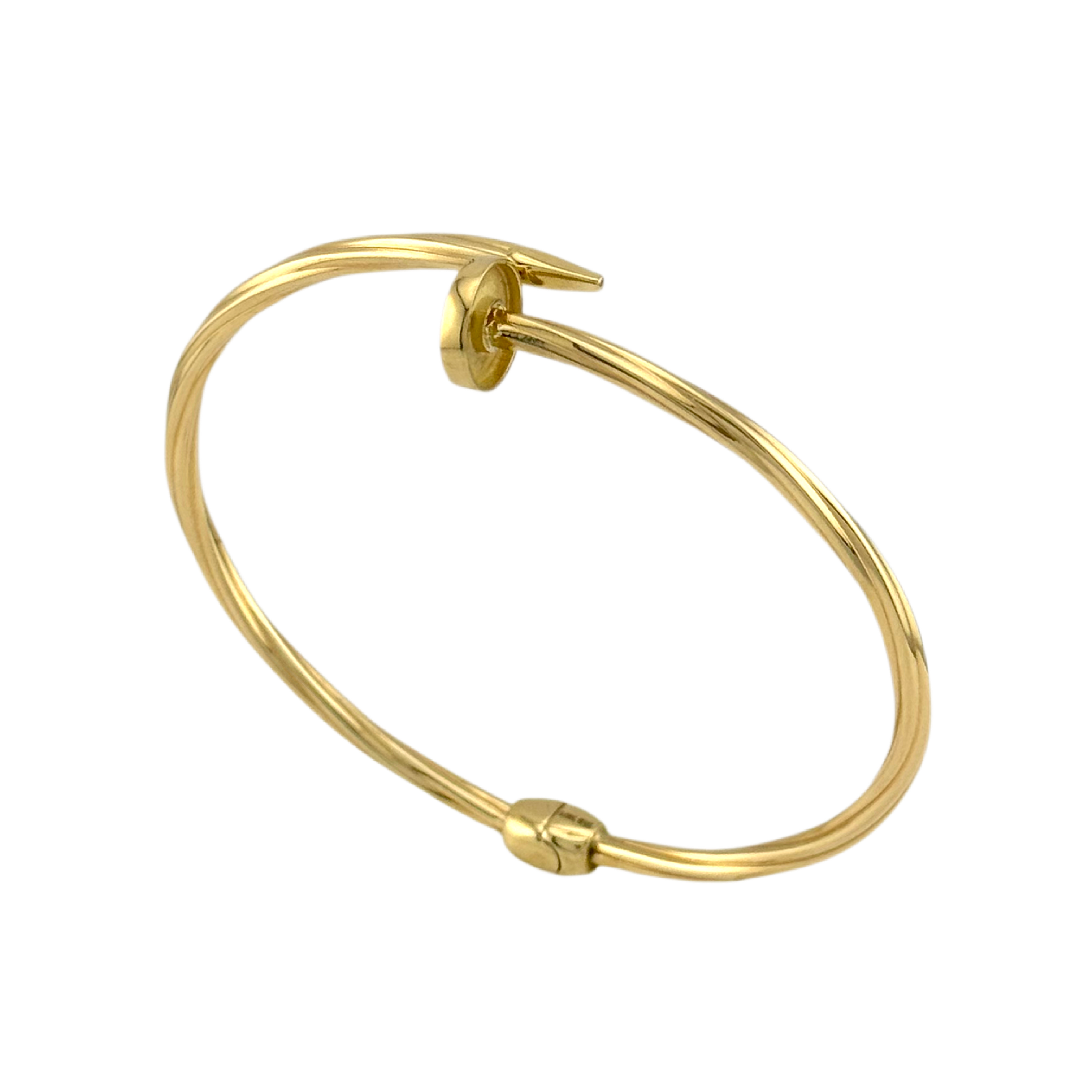 Twisted Nail Bangle
