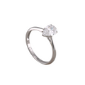 Pear Cut Diamond Ring