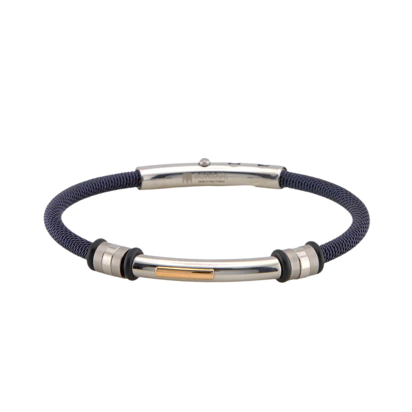 Stainless Steel & Gold Bracelet