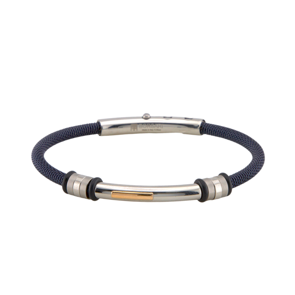 Stainless Steel & Gold Bracelet